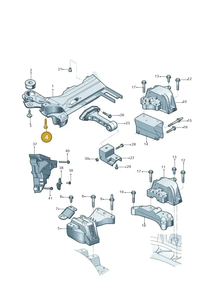 N90734902 — Skoda Kamiq (2018-2023) diagram 594199200, position 4