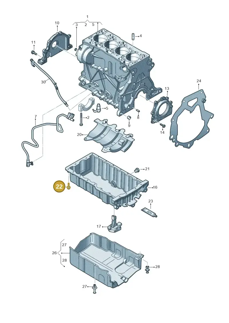 N90735604 — Skoda Kamiq (2019-) diagram 884103200, position 22