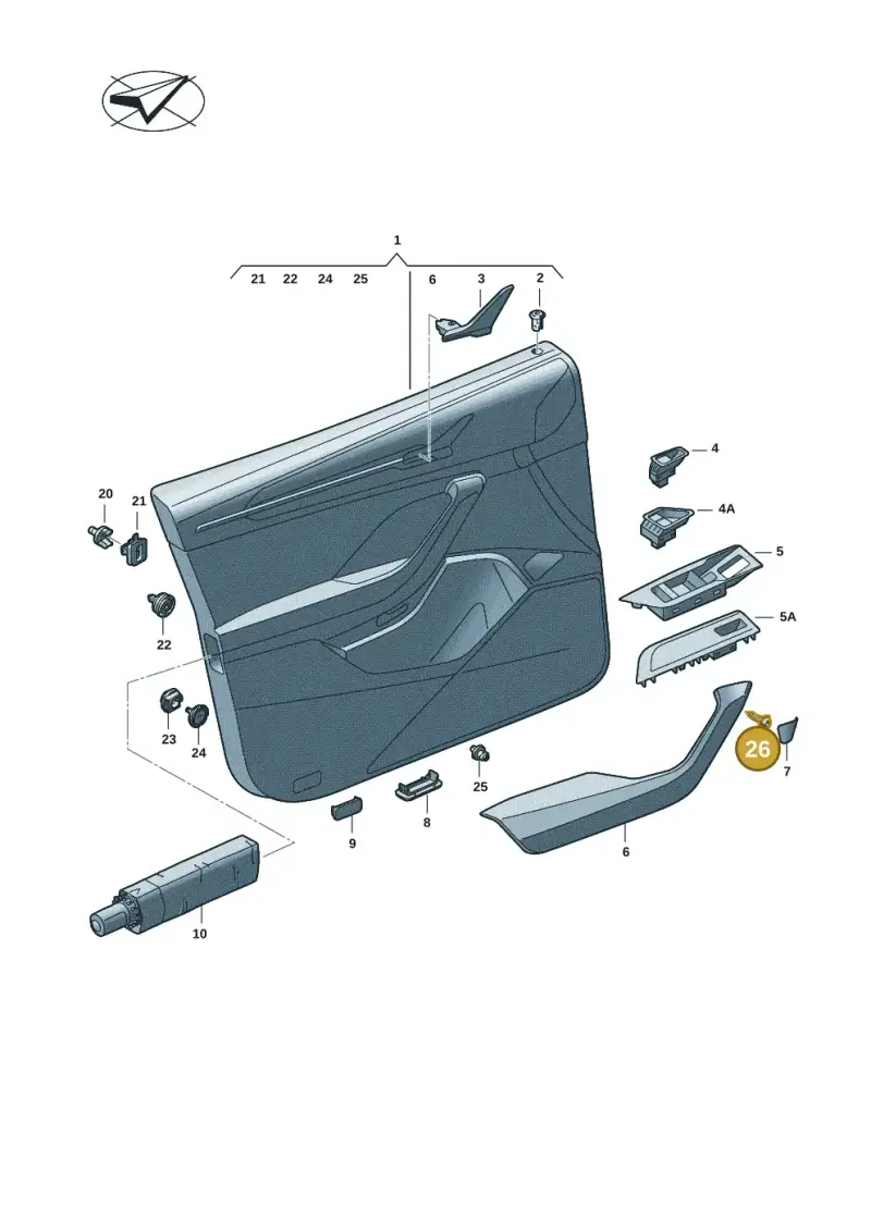 N90739704 — Skoda Kodiaq (2024-) diagram 57h867000, position 26