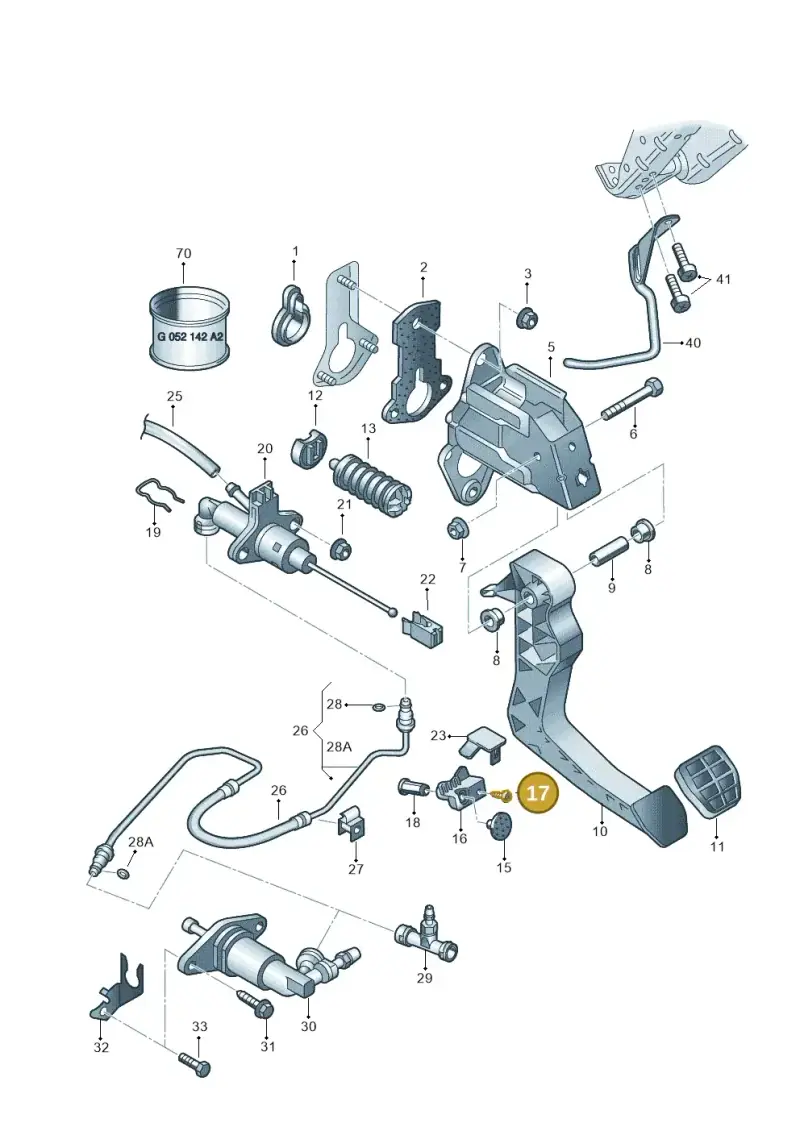 N90749802 — Skoda ROOMSTER               06> (2006-) diagram 481721250, position 17