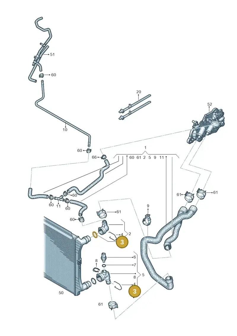 N90765301 — Skoda Kodiaq (2024-) diagram 884122510, position 3