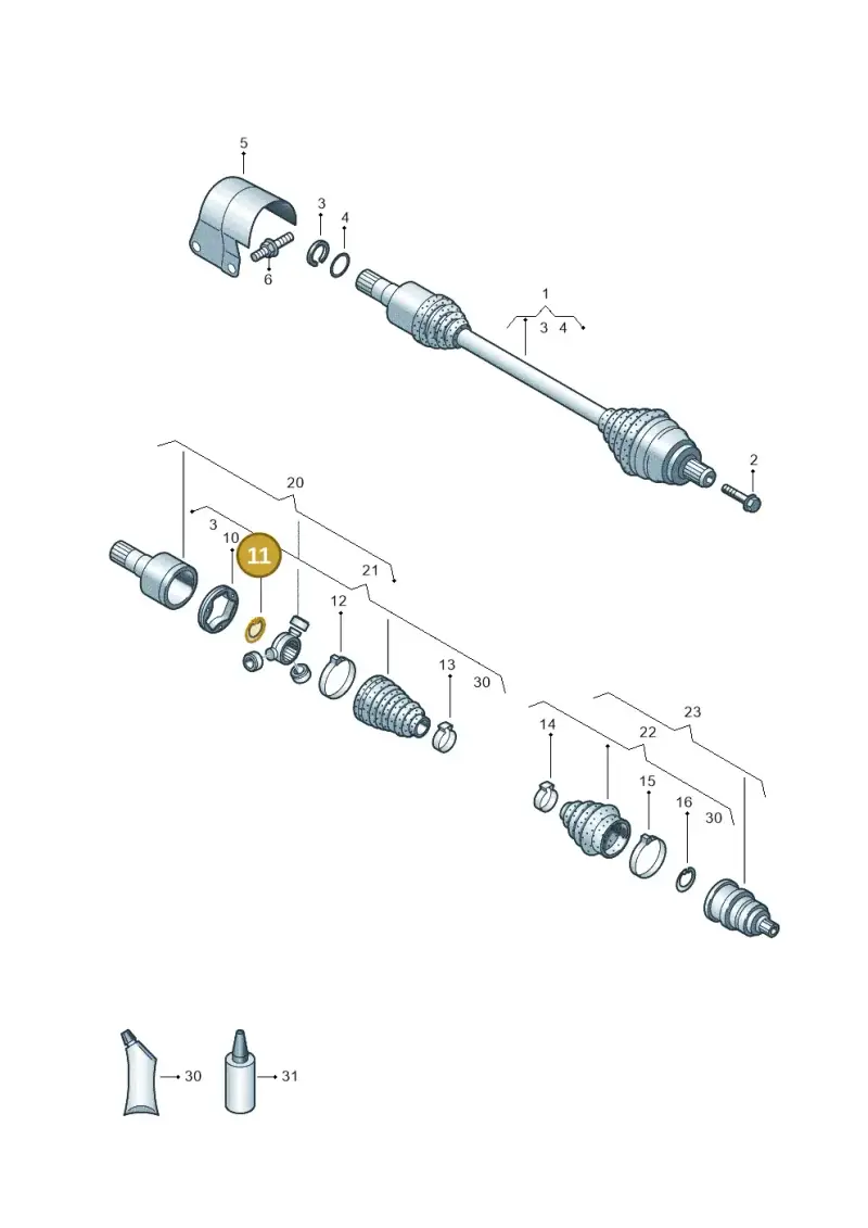 N90834501 — Skoda Kodiaq (2016-2024) diagram 746407480, position 11