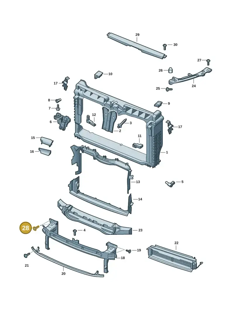 N90835704 — Skoda Fabia (2021-) diagram 6vn805000, position 28