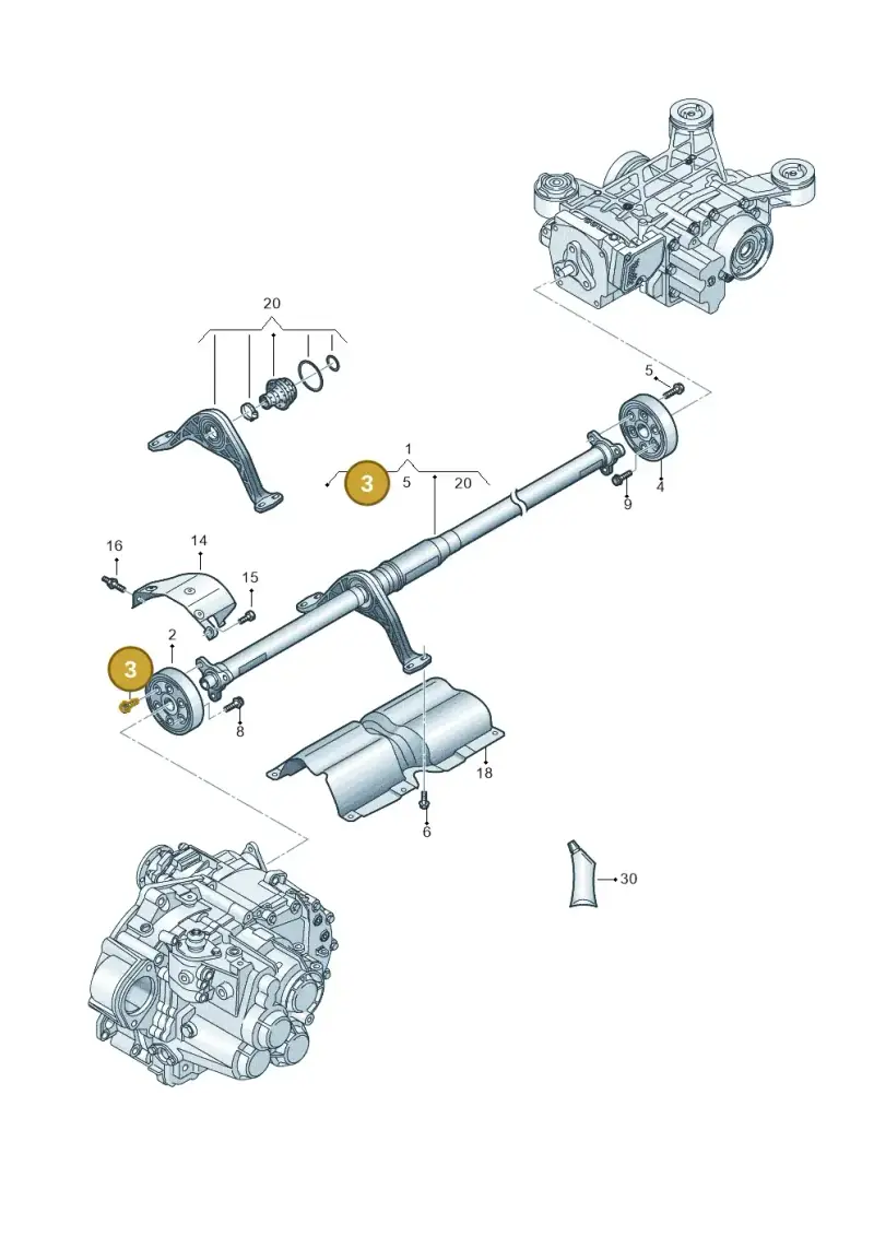 N90846102 — Skoda Octavia (2019-2024) diagram 884521000, position 3