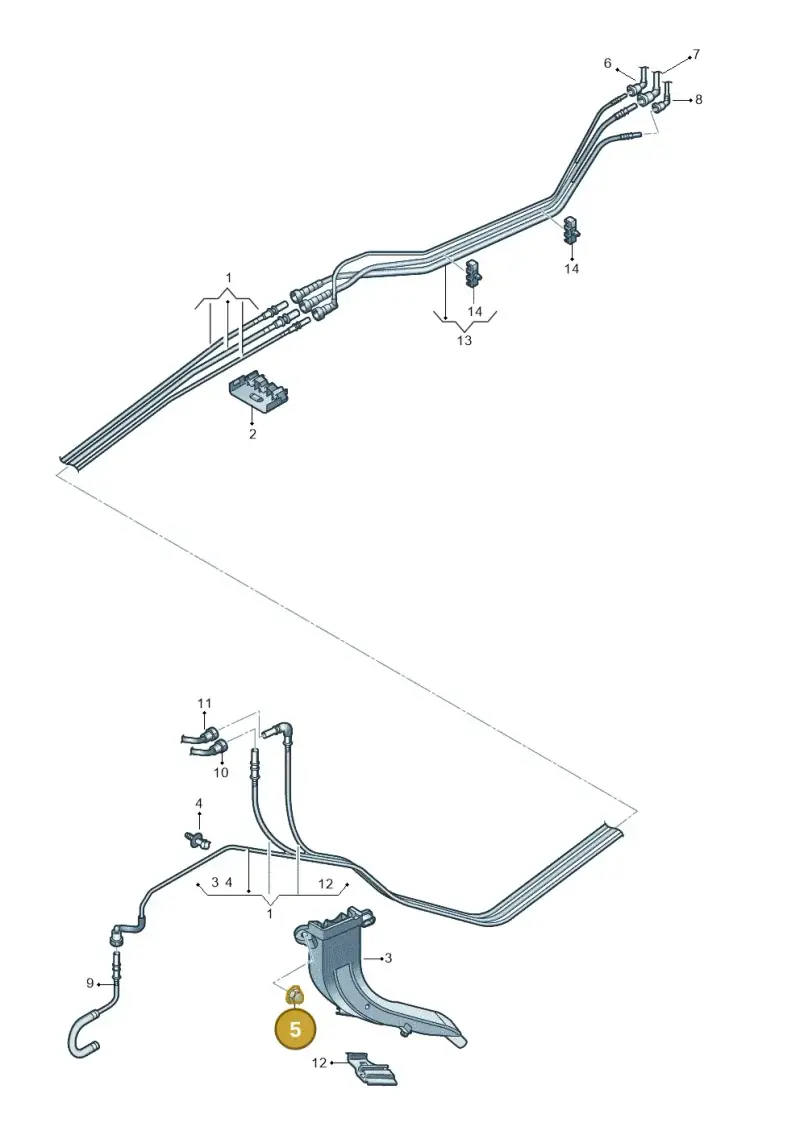 N90871902 — Skoda Octavia (2019-2024) diagram 596201230, position 5