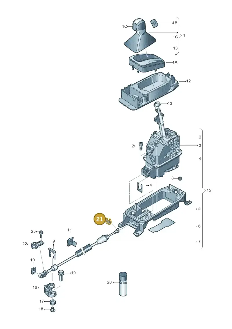 N90895201 — Skoda Kodiaq (2018-2022) diagram 805713010, position 21