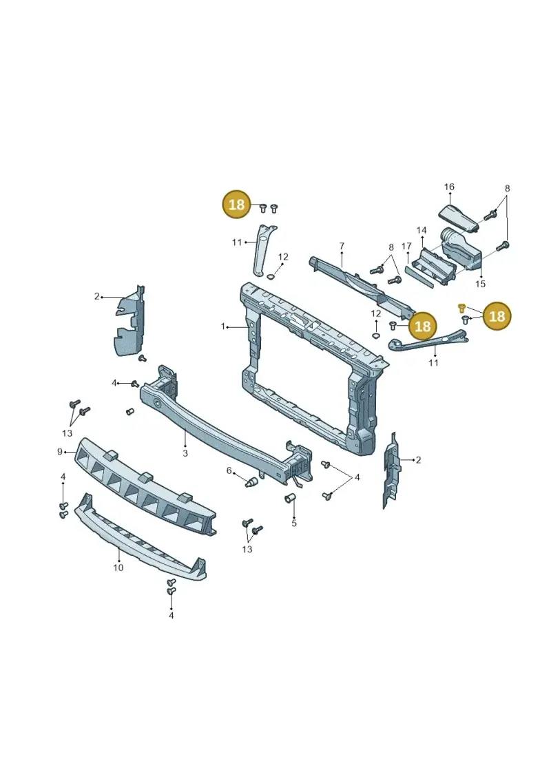 N90896301 — Skoda Yeti (2013-2017) diagram 666805000, position 18