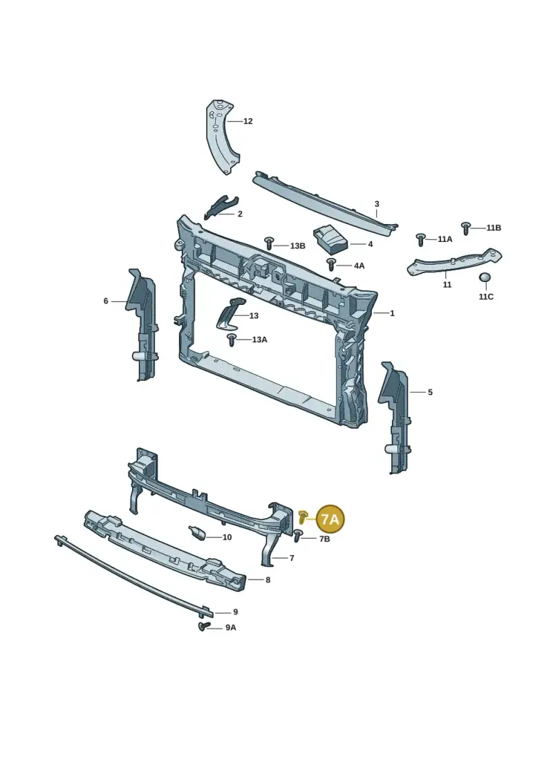 N90896301 — Skoda Rapid (2012-2022) diagram 740805005, position 7A