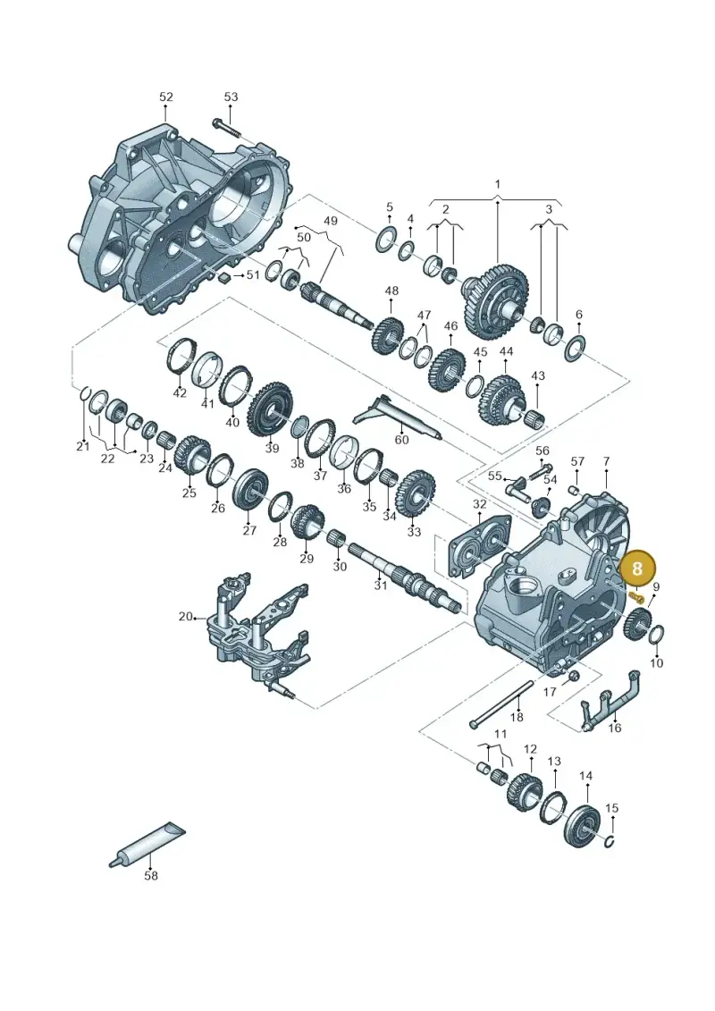N90897305 — Skoda Fabia (2021-) diagram 837305030, position 8