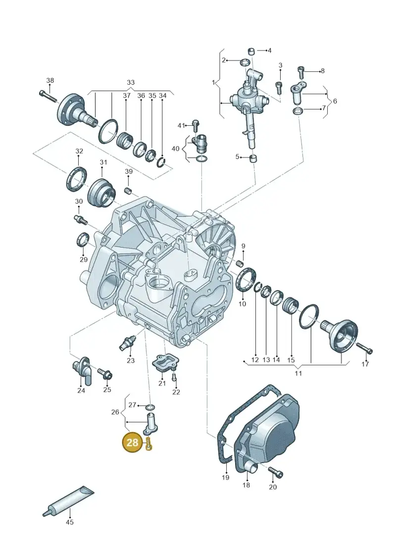 N90897307 — Skoda Octavia (2017-2020) diagram 495300100, position 28