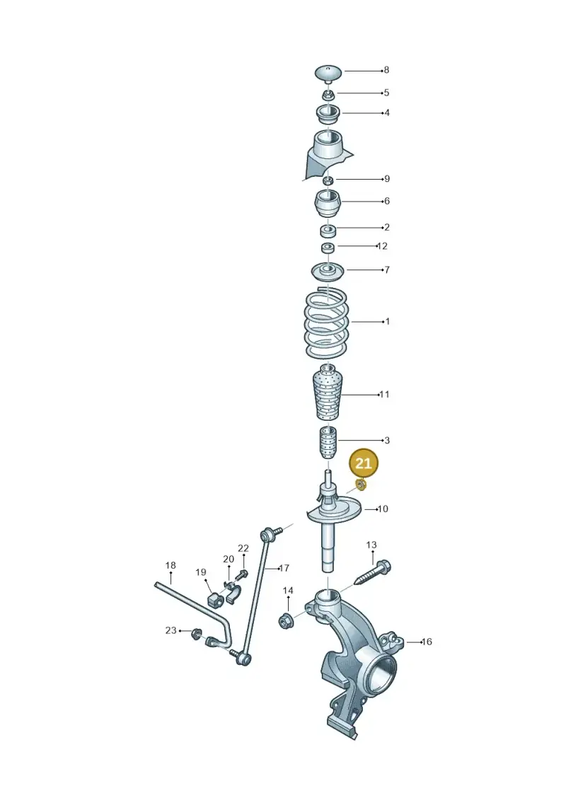 N90908102 — Skoda Citigo (2019-2021) diagram 797411000, position 21