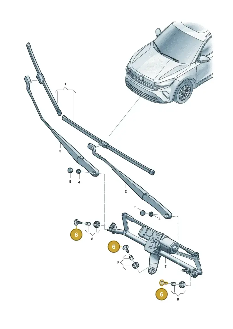 N90928702 — Skoda Kodiaq (2024-) diagram 57x955000, position 6