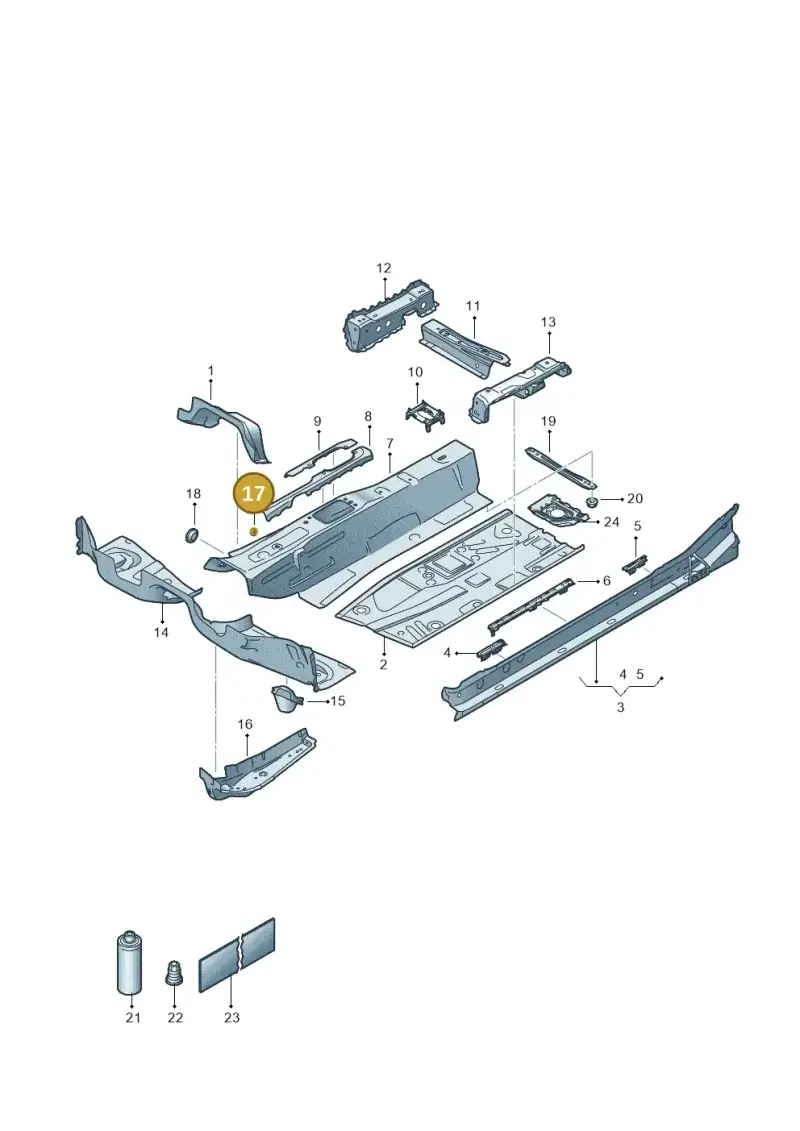 N90929304 — Skoda Kamiq (2019-) diagram 584803005, position 17