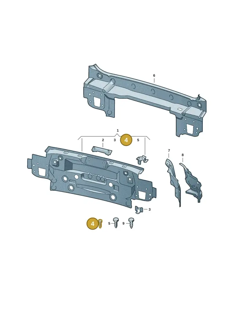 N90945402 — Skoda Superb Combi (2023-) diagram 3p0813000, position 4