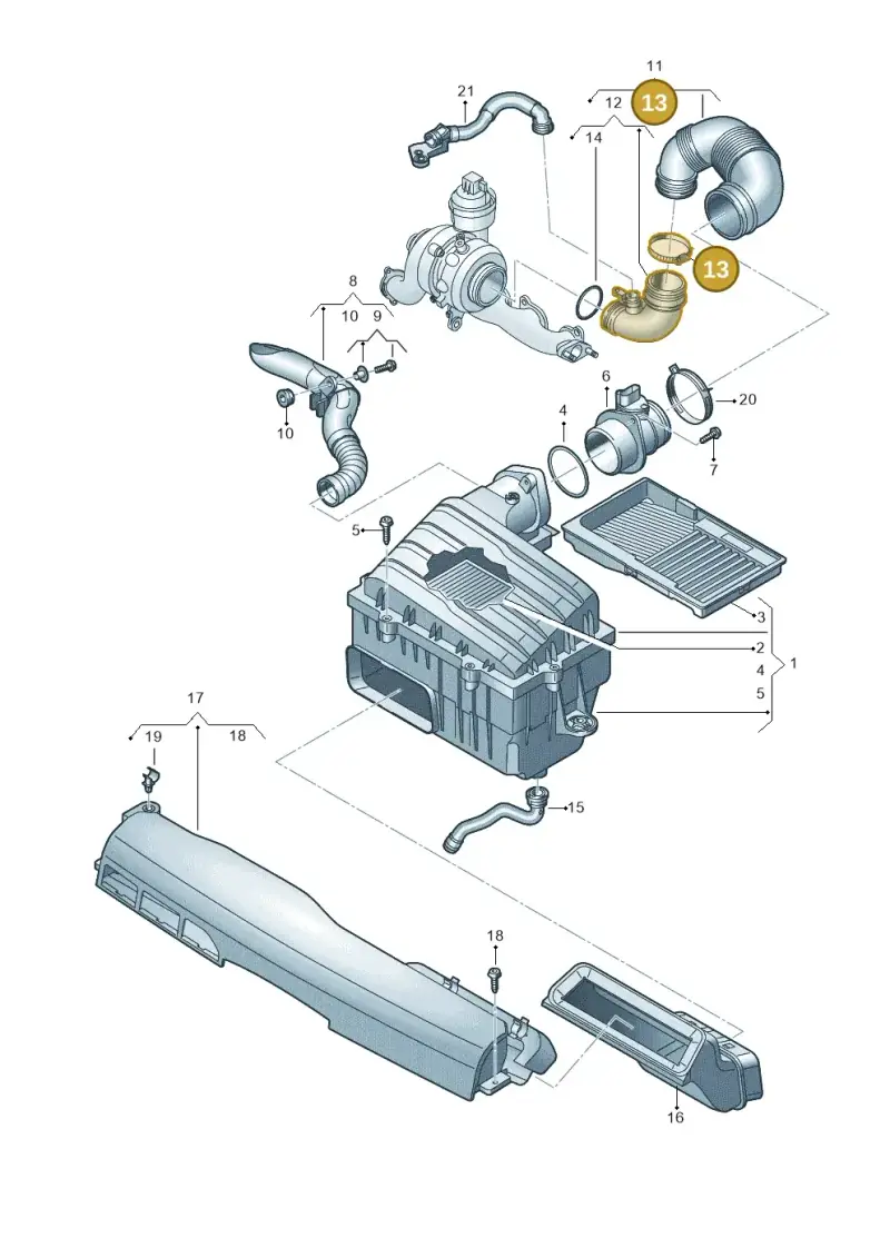 N90950901 — Skoda Kamiq (2019-) diagram 837129500, position 13