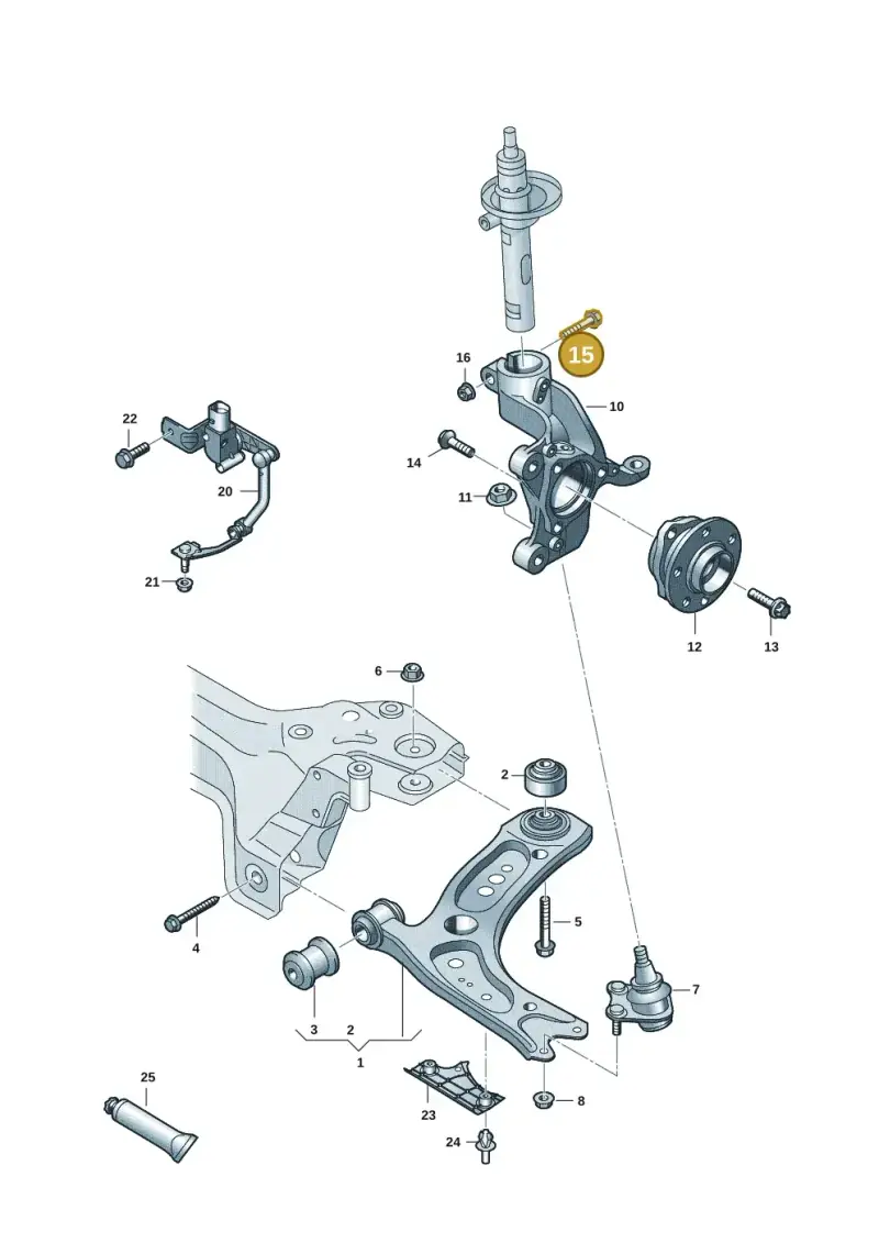 N90954802 — Skoda Kodiaq (2024-) diagram 5h0407000, position 15