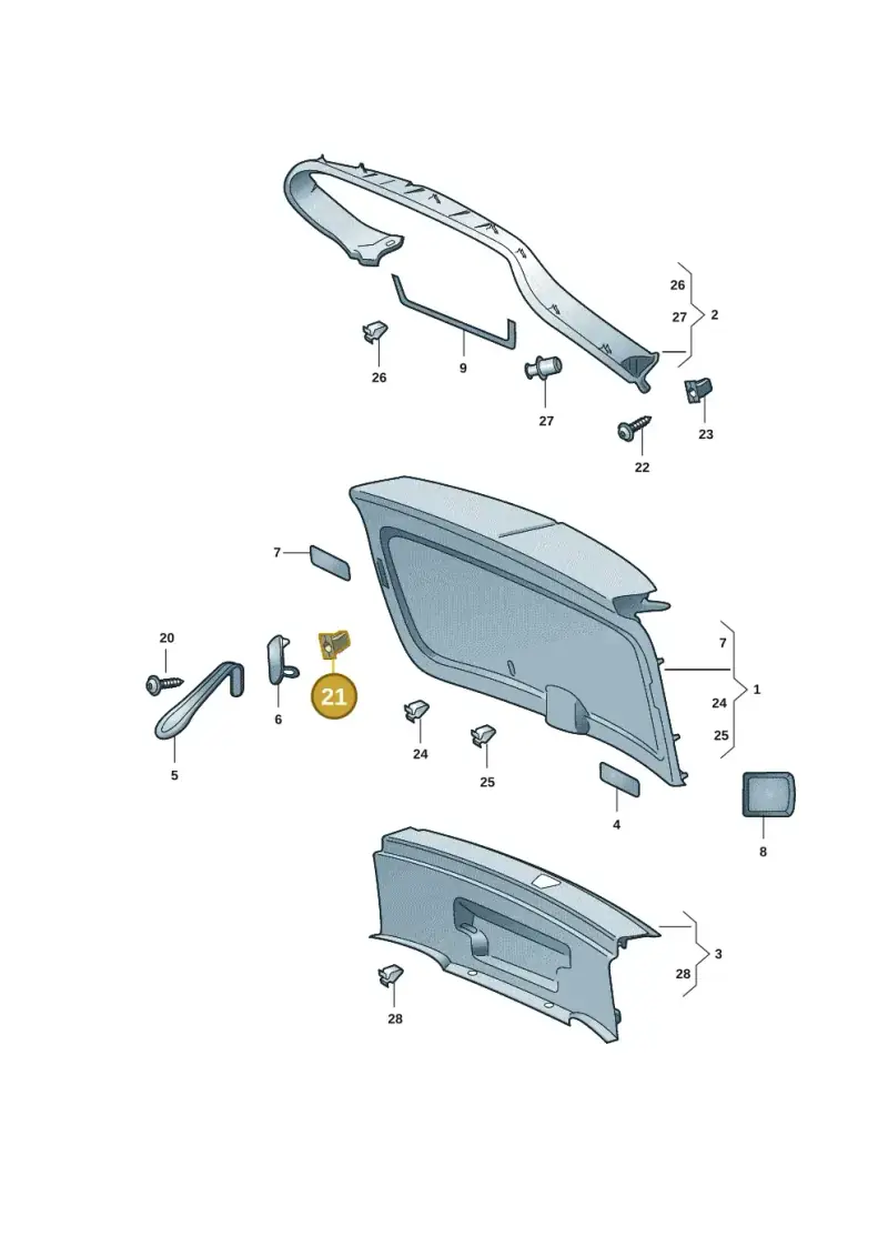 N90959602 — Skoda Enyaq (2020-) diagram 50a867090, position 21