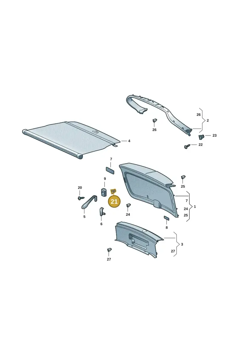 N90959602 — Skoda Kodiaq (2024-) diagram 57h867090, position 21