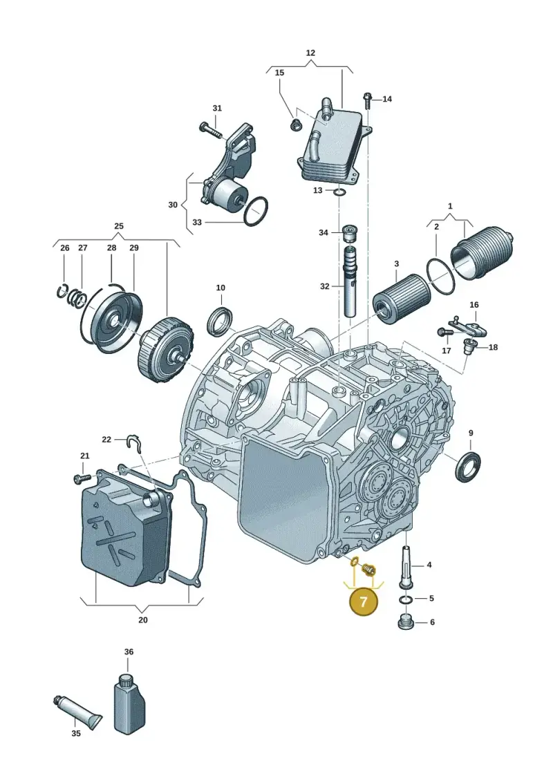N90965401 — Skoda Kodiaq (2024-) diagram 7t0301590, position 7