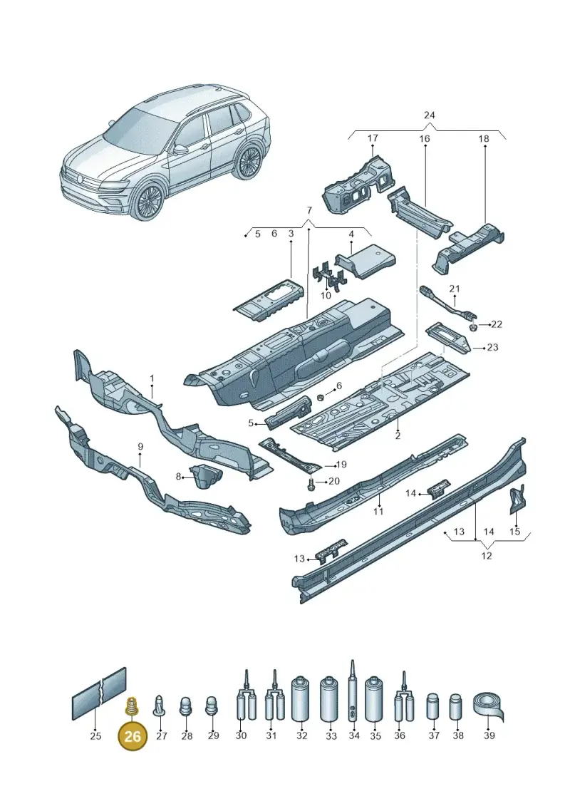 N90965502 — Skoda Kodiaq (2018-2022) diagram 804803010, position 26