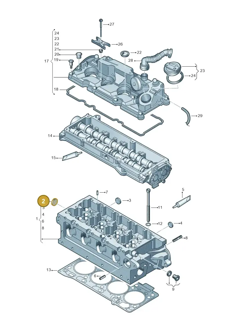 N90976102 — Skoda Kamiq (2019-) diagram 746103500, position 2