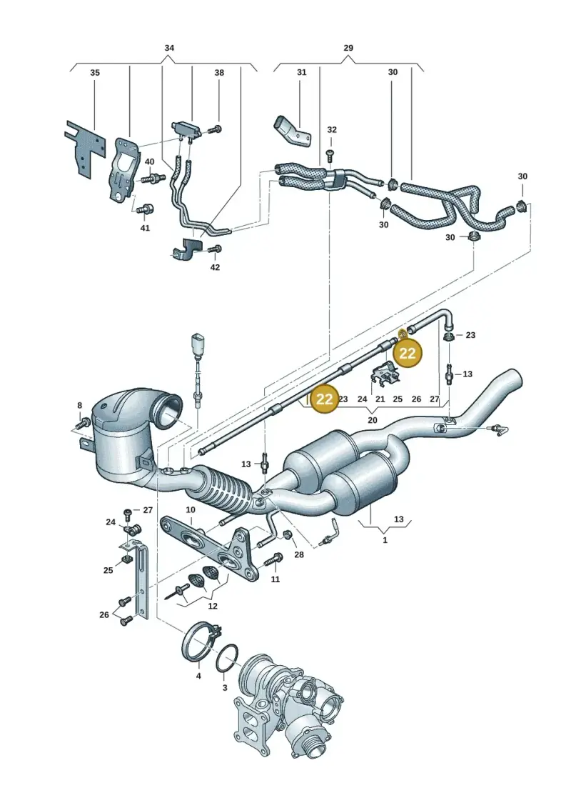 N90986504 — Skoda Kodiaq (2024-) diagram 884253043, position 22