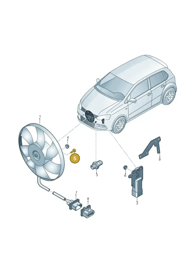 N90995701 — Skoda Fabia (2014-2022) diagram 773959500, position 5