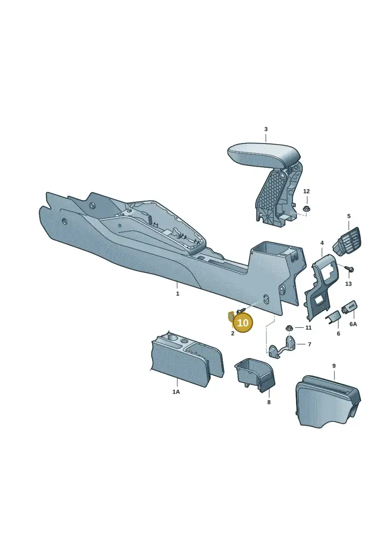 N90999502 — Skoda Fabia (2021-) diagram 6vn863060, position 10