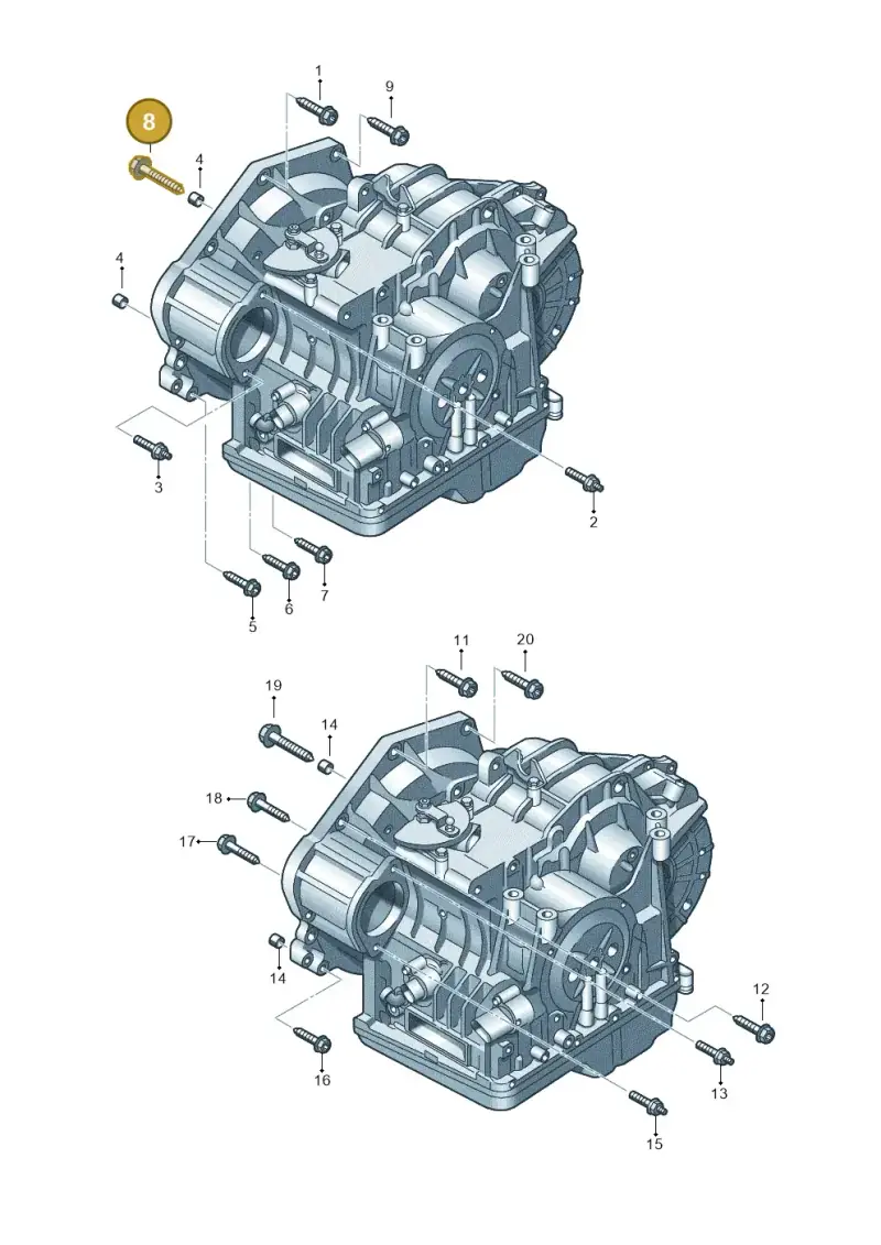 N91002403 — Skoda Octavia ambiente (2008-2013) diagram 409300870, position 8