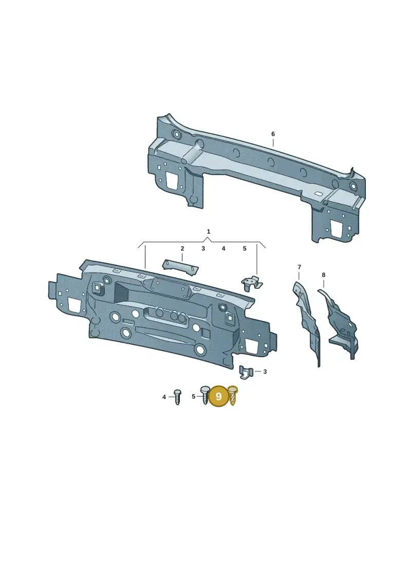 N91017602 — Skoda Superb Combi (2023-) diagram 3p0813000, position 9