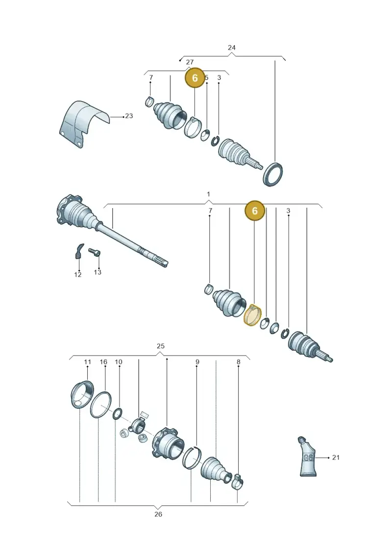 N91023501 — Skoda Yeti (2013-2017) diagram 767407200, position 6