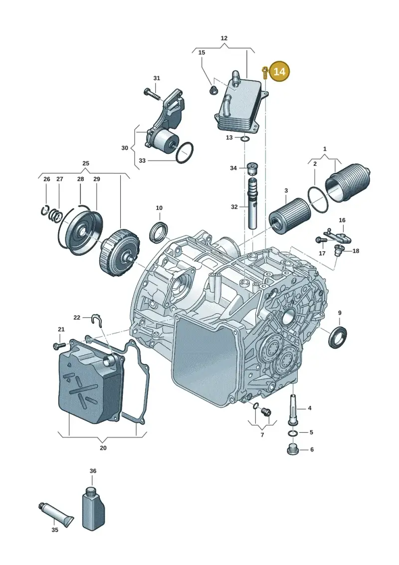 N91048802 — Skoda Kodiaq (2024-) diagram 7t0301590, position 14
