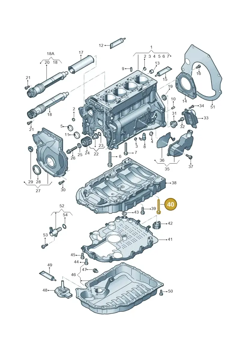 N91050601 — Skoda Yeti (2013-2017) diagram 634103100, position 40