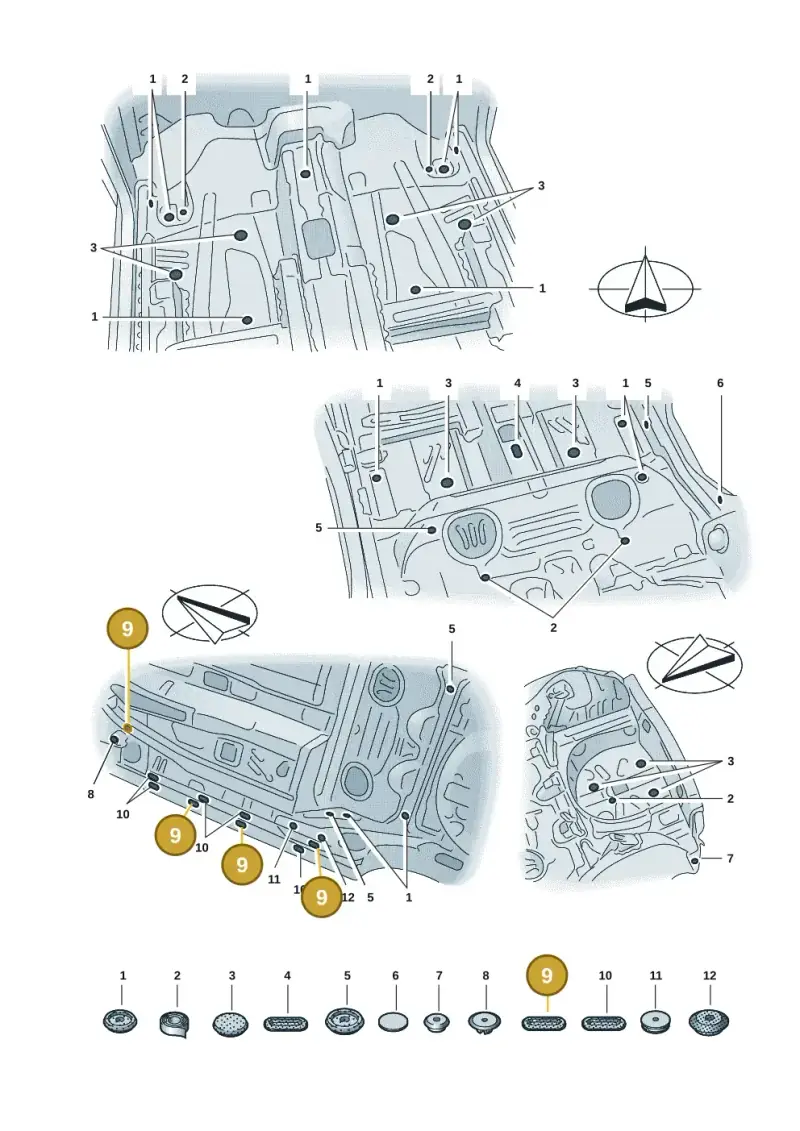 N91055001 — Skoda Fabia (2021-) diagram 6vn803050, position 9