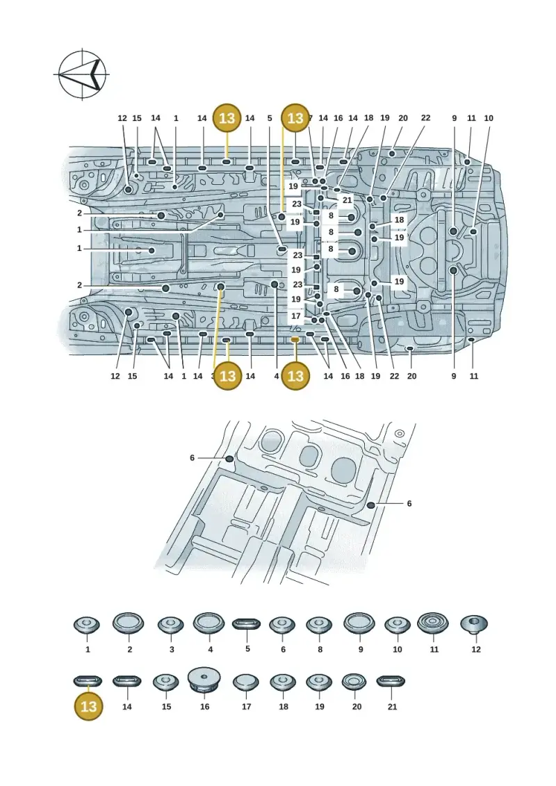 N91055001 — Skoda Kodiaq (2024-) diagram 57h803501, position 13