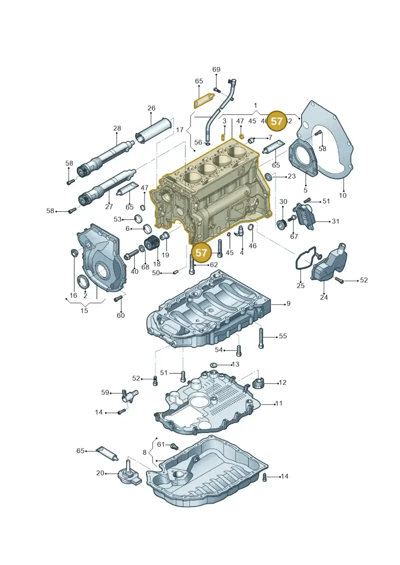 N91063901 — Skoda Yeti (2013-2017) diagram 714103100, position 57