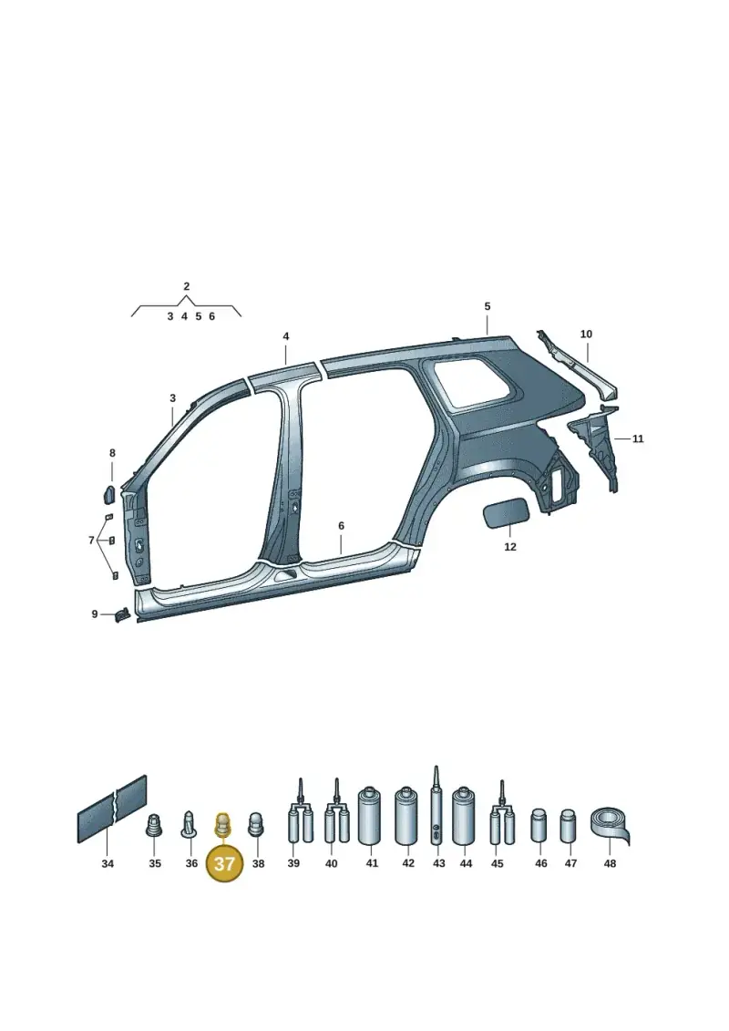 N91064102 — Skoda Kodiaq (2018-2022) diagram 804809025, position 37