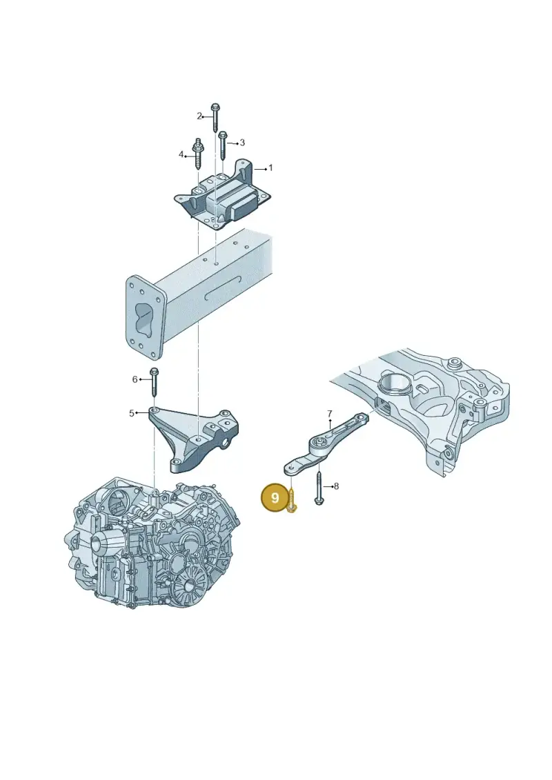 N91066101 — Skoda Superb Combi (2023-) diagram 827199050, position 9