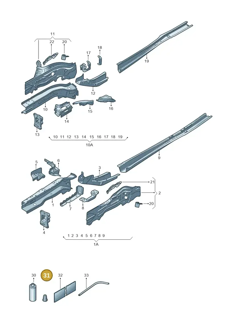 N91069802 — Skoda Superb Combi (2023-) diagram 3p0803000, position 31