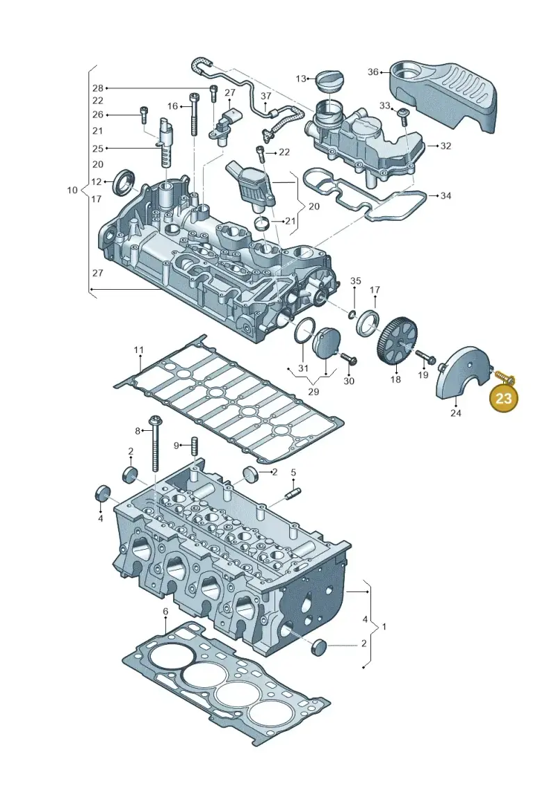 N91097201 — Skoda Superb Combi (2023-) diagram 813103460, position 23