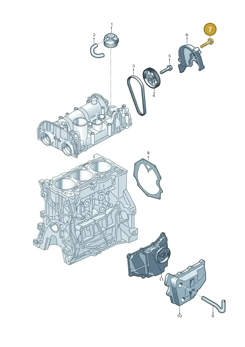 N91097201 — Skoda Fabia (2021-) diagram 837103910, position 7