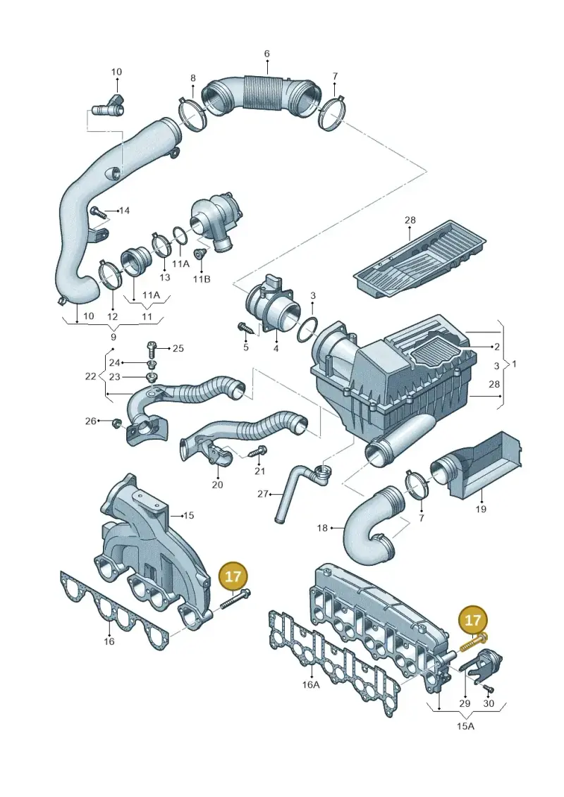 N91104701 — Skoda Superb comfort (2008-2013) diagram 460129500, position 17