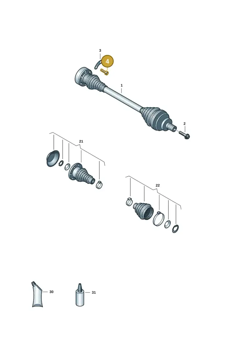 N91108201 — Skoda Kodiaq (2024-) diagram 5h0501010, position 4