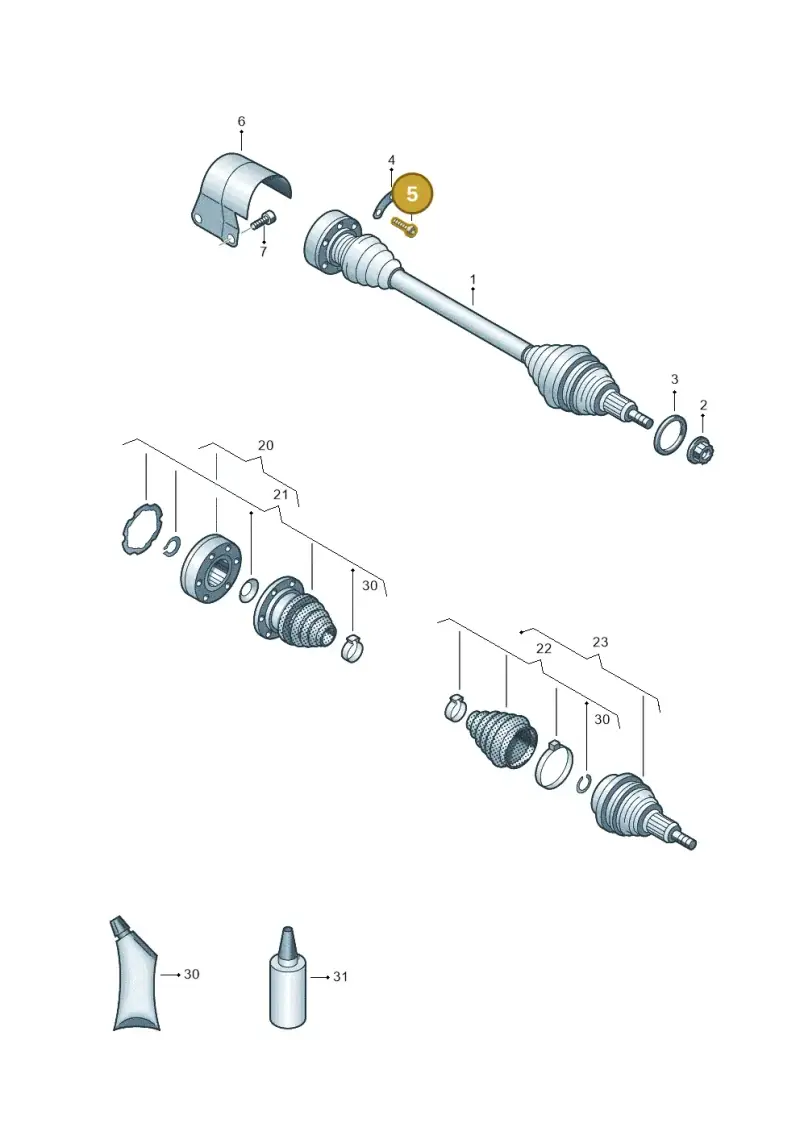 N91108201 — Skoda Kamiq (2019-) diagram 837407320, position 5