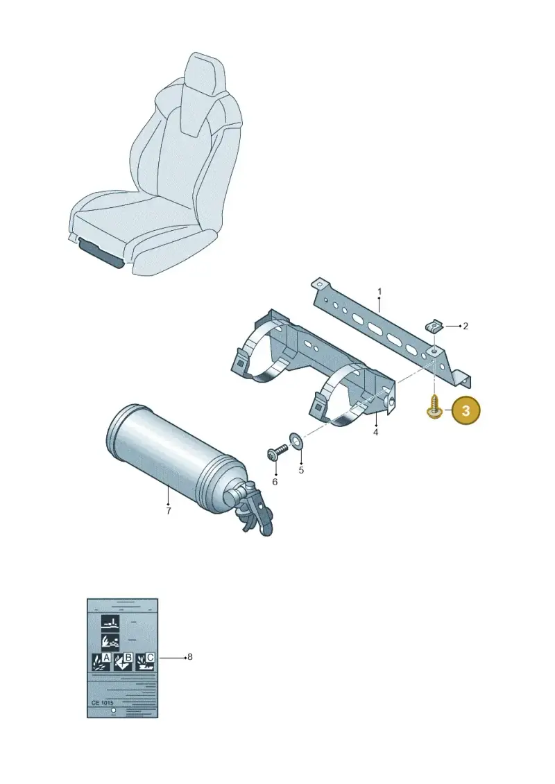 N91136801 — Skoda Fabia (2021-) diagram 585011000, position 3