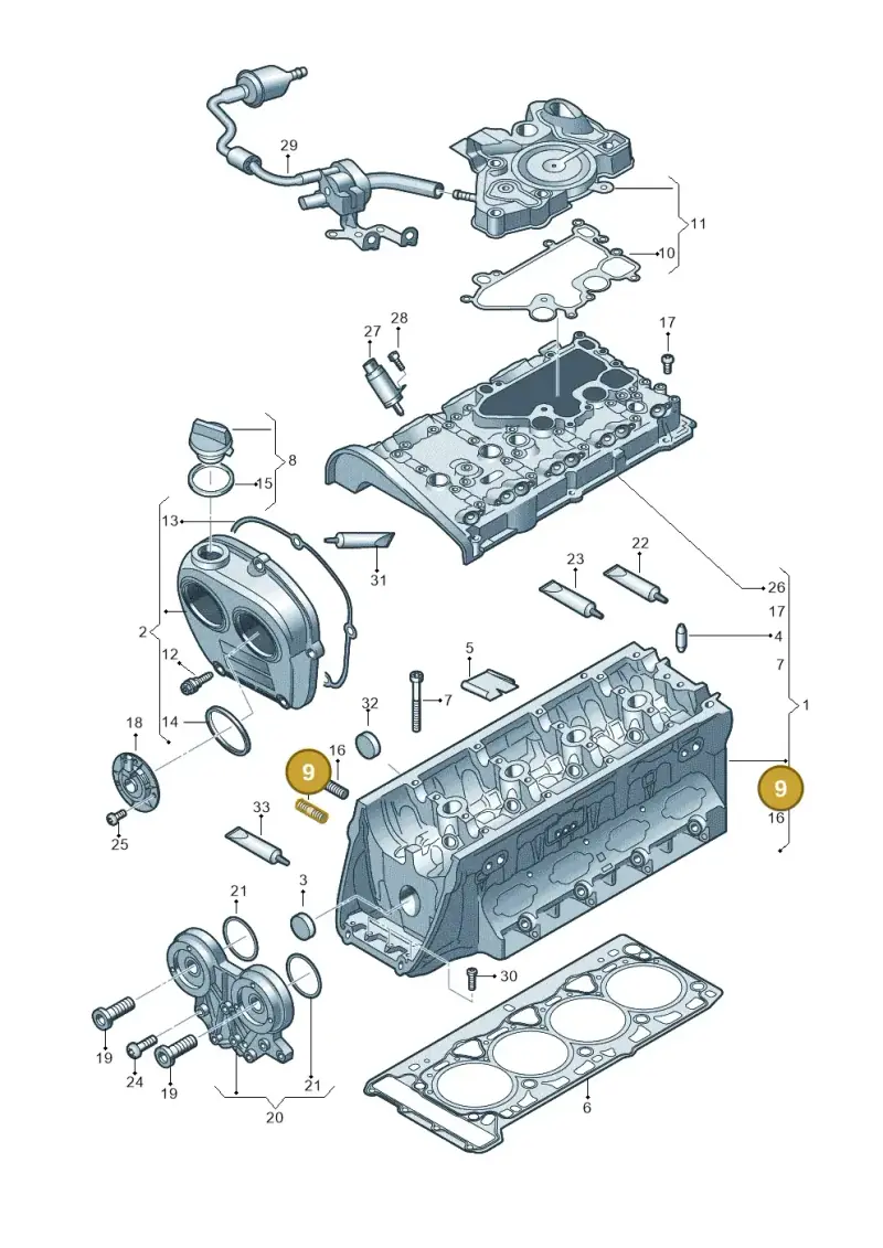 N91145003 — Skoda Kodiaq (2024-) diagram 724103200, position 9