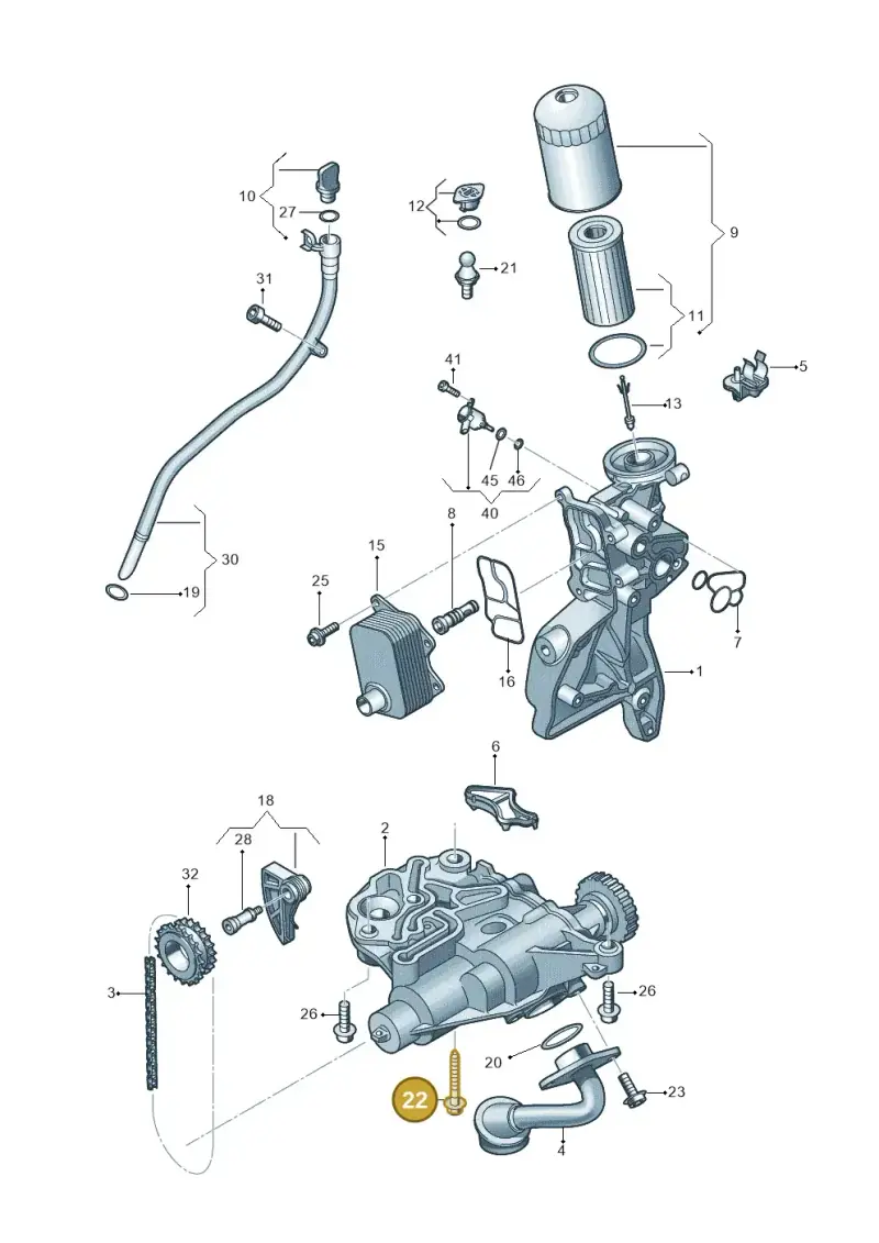 N91164901 — Skoda Kodiaq (2018-2022) diagram 850115050, position 22