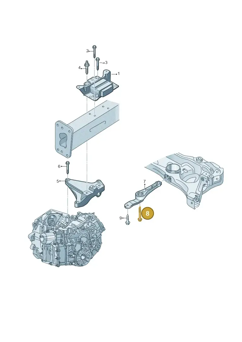 N91167101 — Skoda Superb Combi (2023-) diagram 827199050, position 8