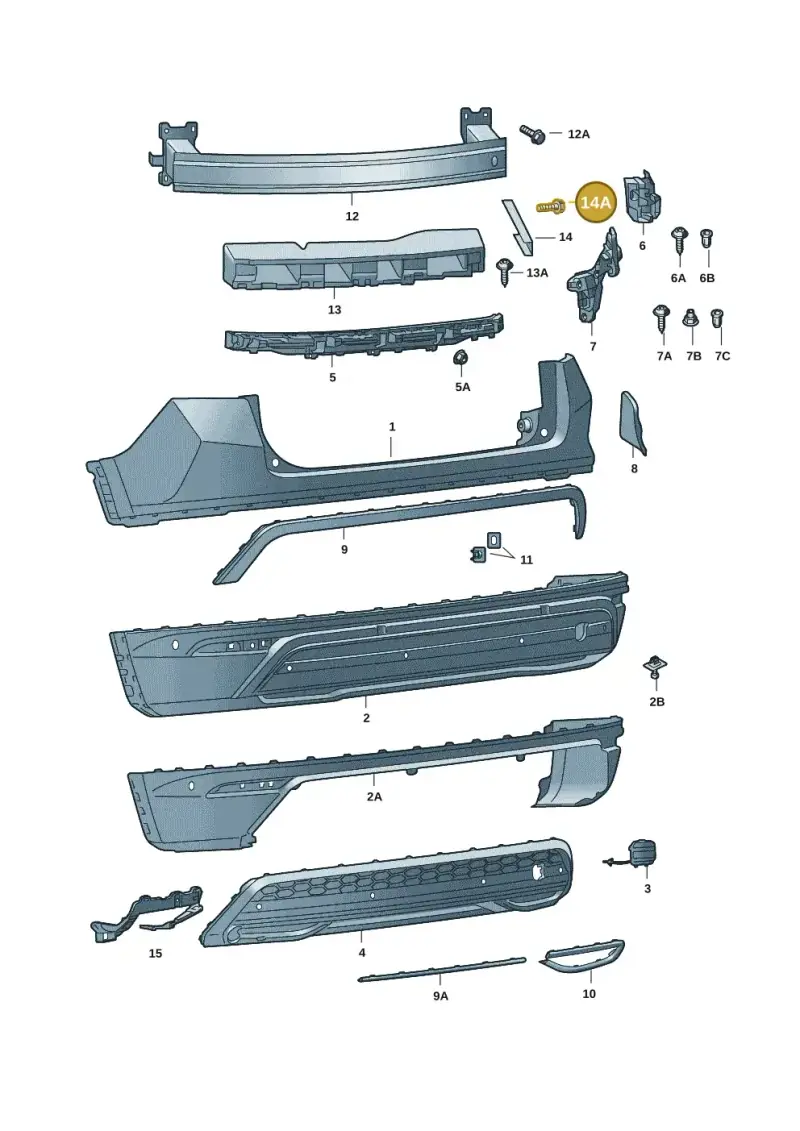 N91178401 — Skoda Kodiaq (2024-) diagram 57h807050, position 14A