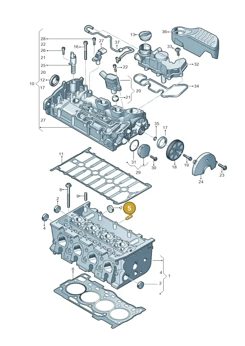 N91200201 — Skoda Superb Combi (2023-) diagram 813103460, position 5